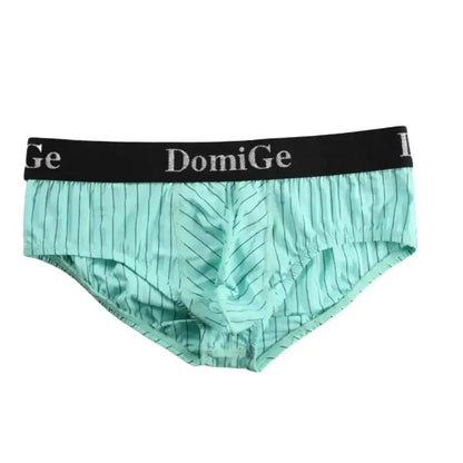 DomiGe DomiGe Men's Striped Trunks Ice Silk Pouch Male Sexy Underwear