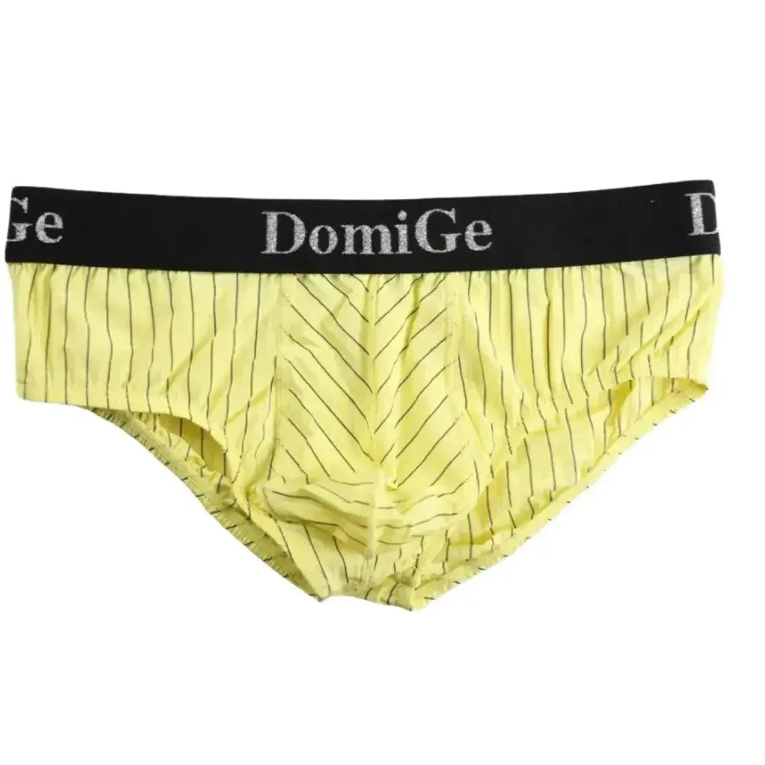 DomiGe DomiGe Men's Striped Trunks Ice Silk Pouch Male Sexy Underwear