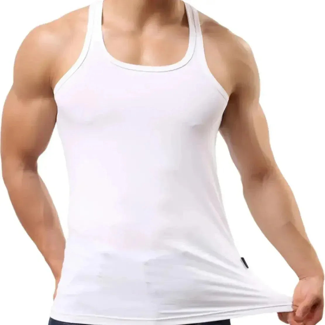 DomiGe DomiGe Men's Tank Top Crossed Back Vest Undershirt for Men