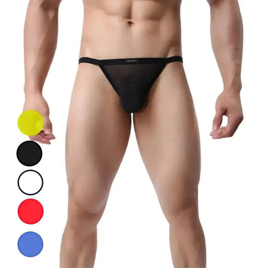 DomiGe DomiGe Men's Thongs Underwear Unique Cutouts Male V-String