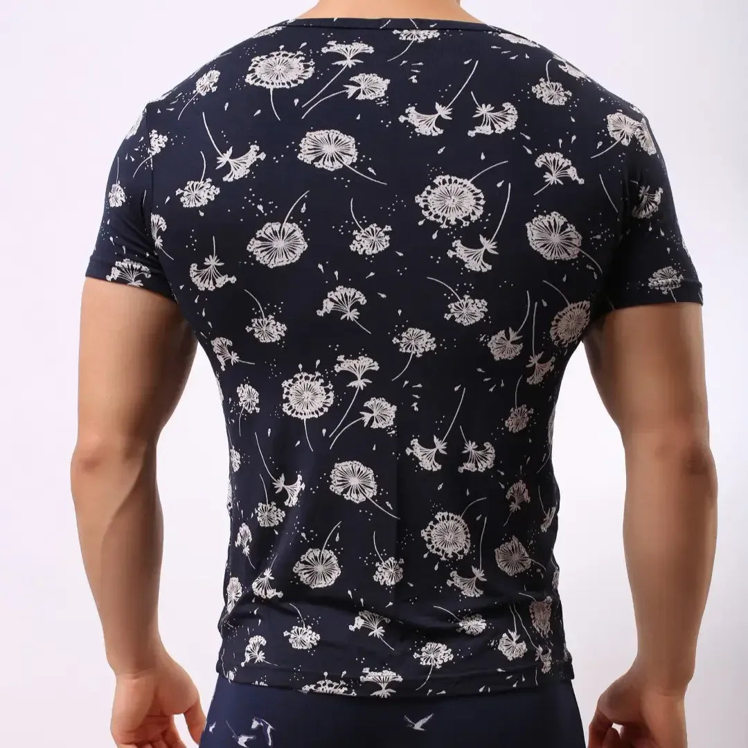 DomiGe DomiGe Men's Undershirt Modal O-Neck Short Sleeve Undershirt