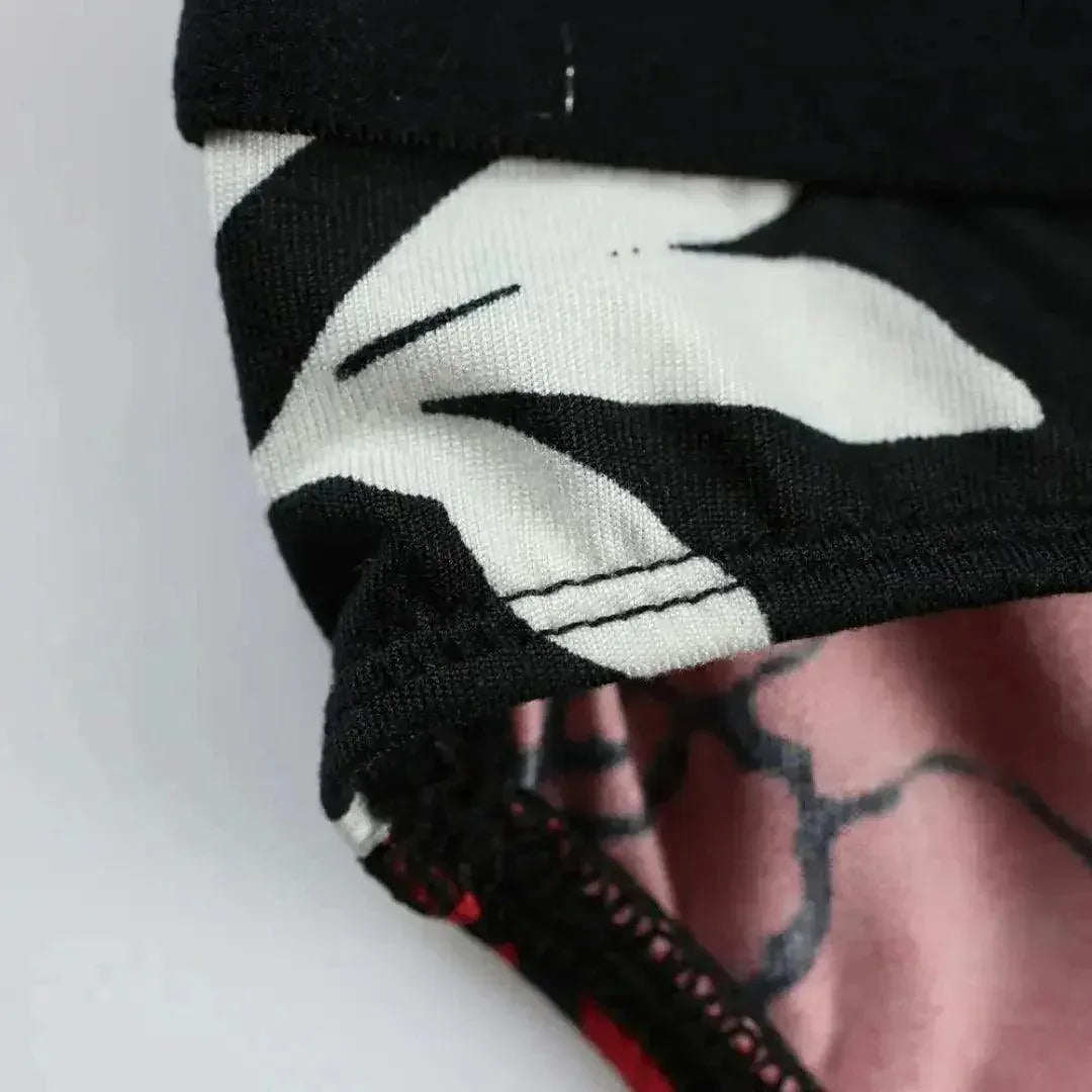DomiGe DomiGe Mid-Rise Black Flower Printed Briefs Male Underwear