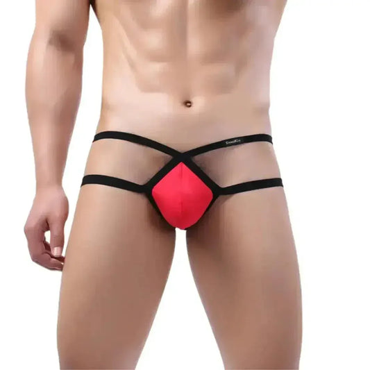 DomiGe DomiGe X-Shape Men's Jock Strap Pouch Cotton Thong for Men