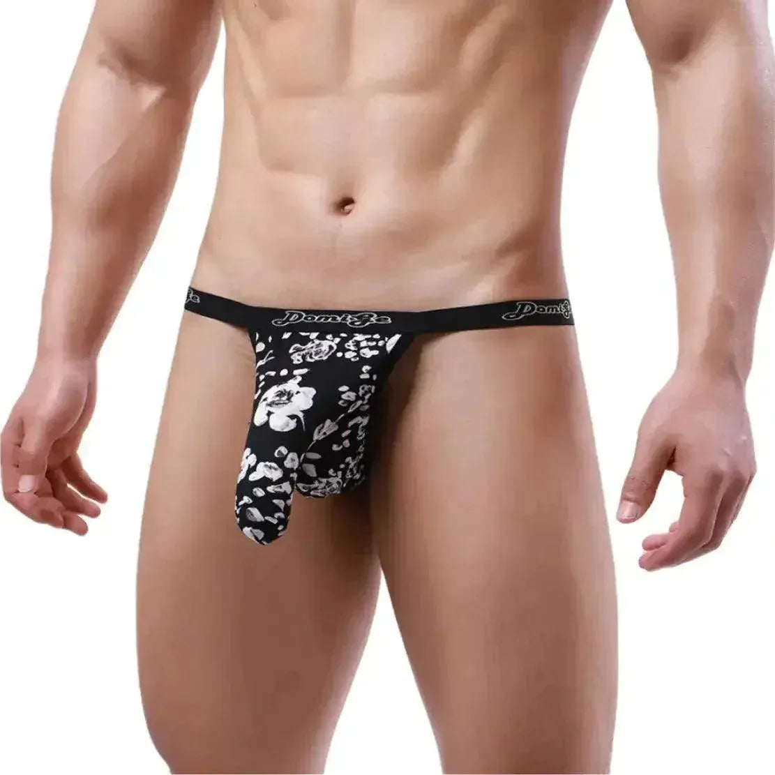 DomiGe Functional Penis Socks: T-Back Thong with Separation Technology