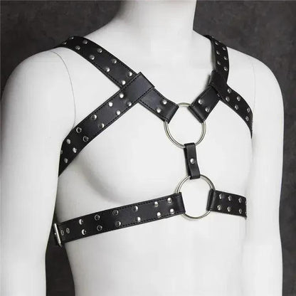 DomiGe Men's Underwear Sexy Male Black Harness