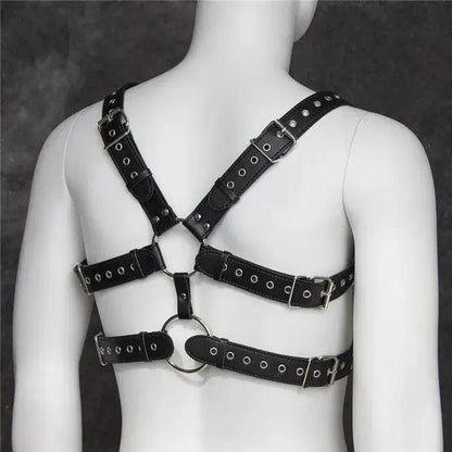DomiGe Men's Underwear Sexy Male Black Harness