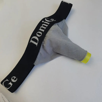 DomiGe Performance Thong Cock Socks | Stretch Cotton Penis Socks | Men's Support Underwear
