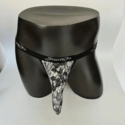 DomiGe Premium Cock Socks with 3D Ball Pouch - Elephant T-Back Thong