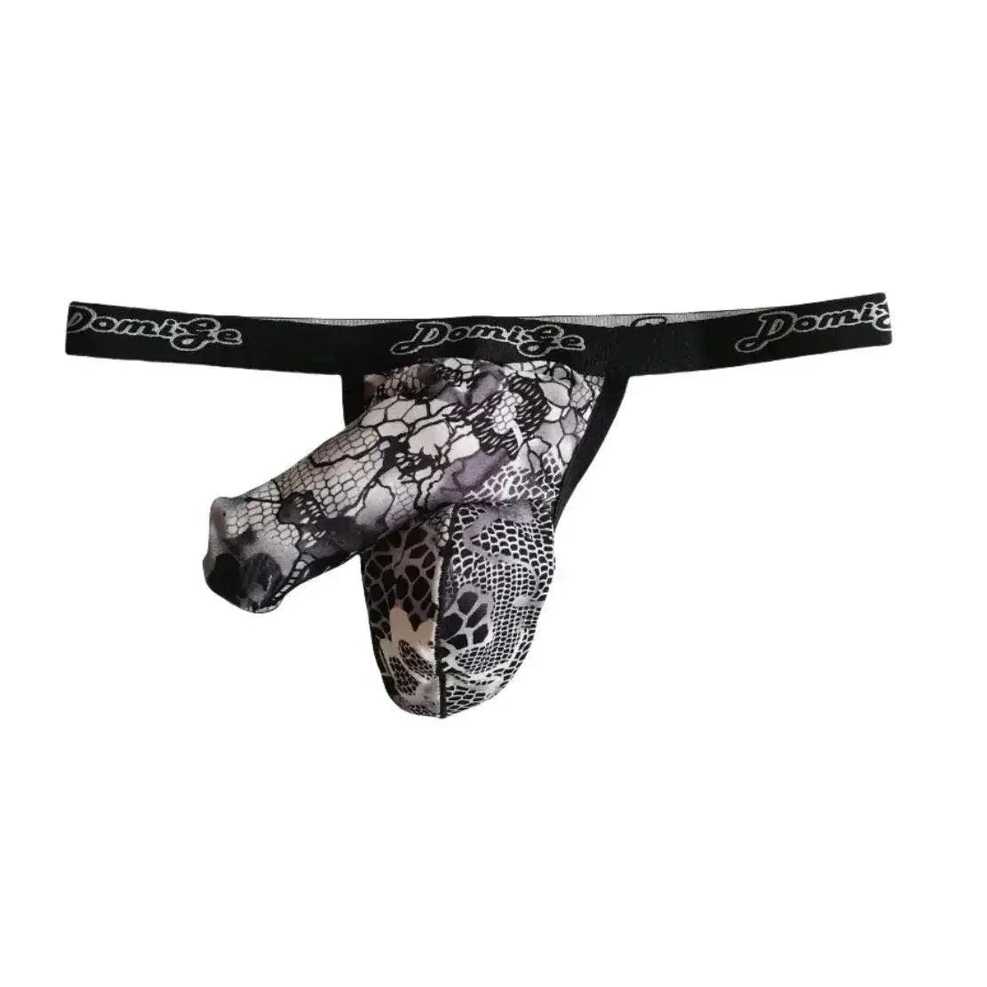 DomiGe Premium Cock Socks with 3D Ball Pouch - Elephant T-Back Thong
