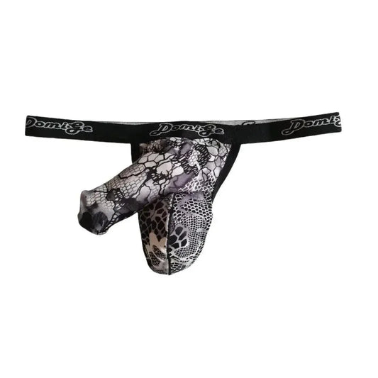 DomiGe Premium Cock Socks with 3D Ball Pouch - Elephant T-Back Thong