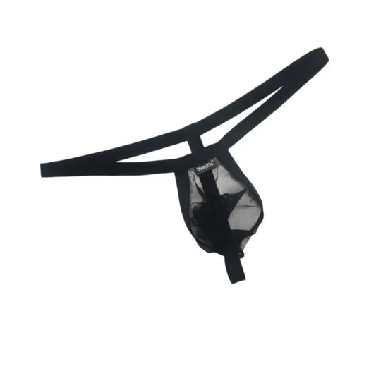DomiGe Thongs for Men DomiGe Men's Thongs Underwear - Breathable Mesh G-String Low Rise Sexy Thong