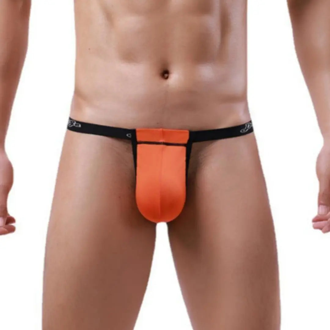 DomiGe Underwear DomiGe Men's Low-Rise Modal Thong — T-Back, 3D Contour Pouch, Adjustable Sliding Pouch