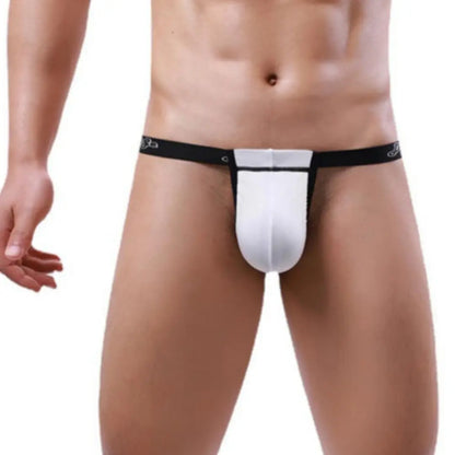 DomiGe Underwear DomiGe Men's Low-Rise Modal Thong — T-Back, 3D Contour Pouch, Adjustable Sliding Pouch