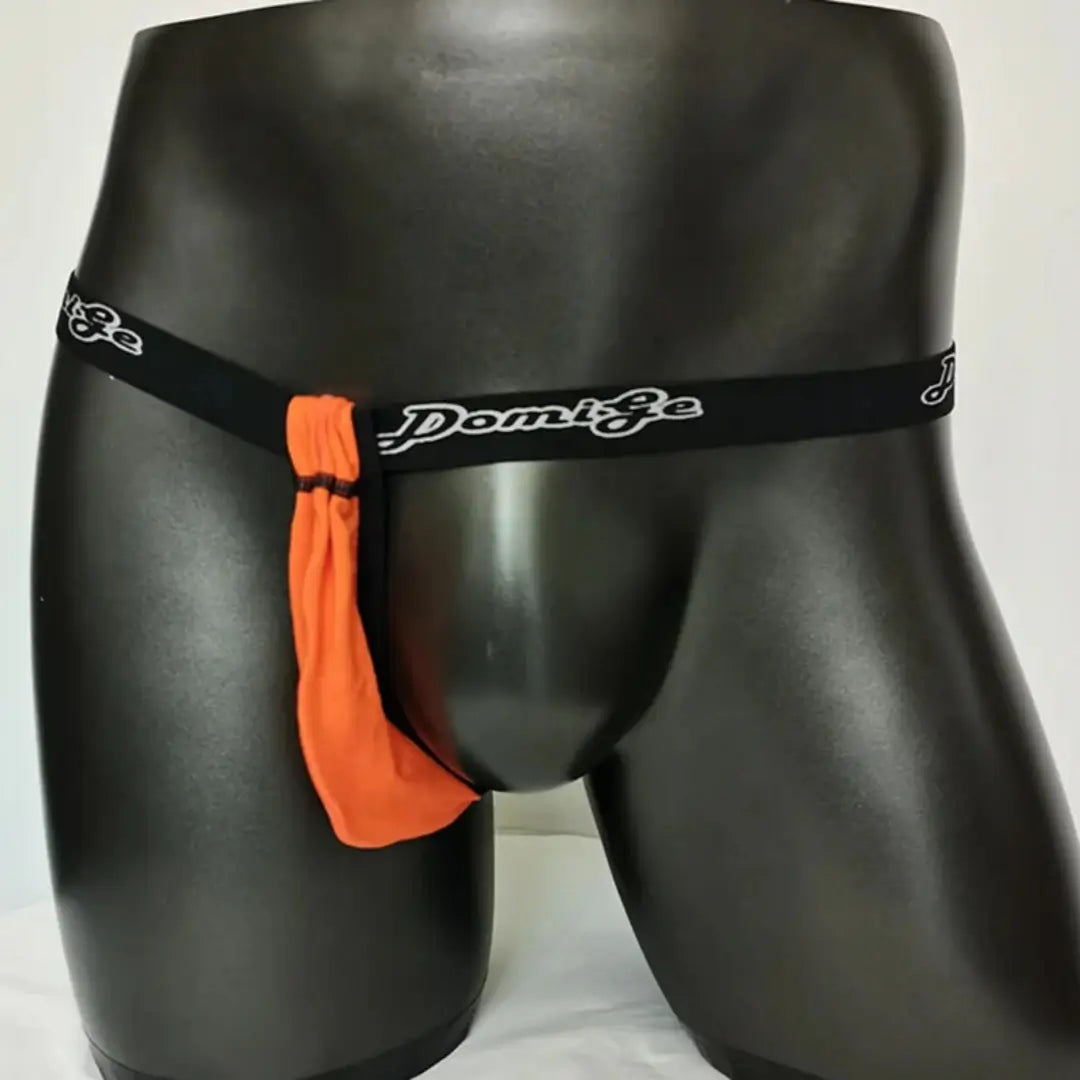 DomiGe Underwear DomiGe Men's Low-Rise Modal Thong — T-Back, 3D Contour Pouch, Adjustable Sliding Pouch
