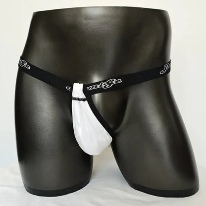 DomiGe Underwear DomiGe Men's Low-Rise Modal Thong — T-Back, 3D Contour Pouch, Adjustable Sliding Pouch