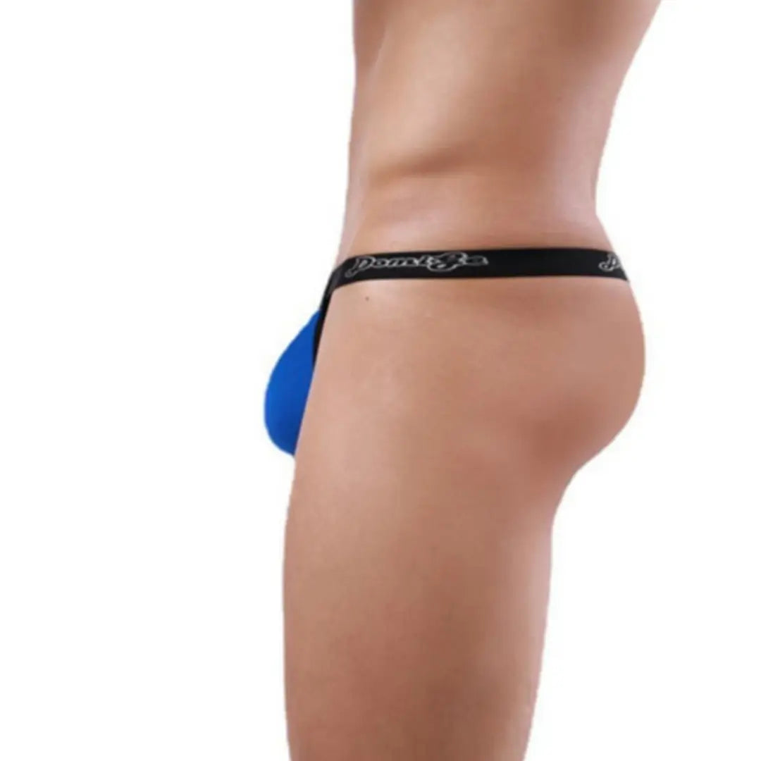 DomiGe Underwear DomiGe Men's Low-Rise Modal Thong — T-Back, 3D Contour Pouch, Adjustable Sliding Pouch