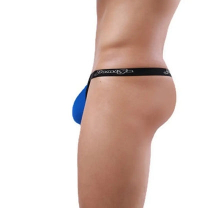 DomiGe Underwear DomiGe Men's Low-Rise Modal Thong — T-Back, 3D Contour Pouch, Adjustable Sliding Pouch