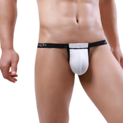 DomiGe Underwear DomiGe Men's Low-Rise Modal Thong — T-Back, 3D Contour Pouch, Adjustable Sliding Pouch