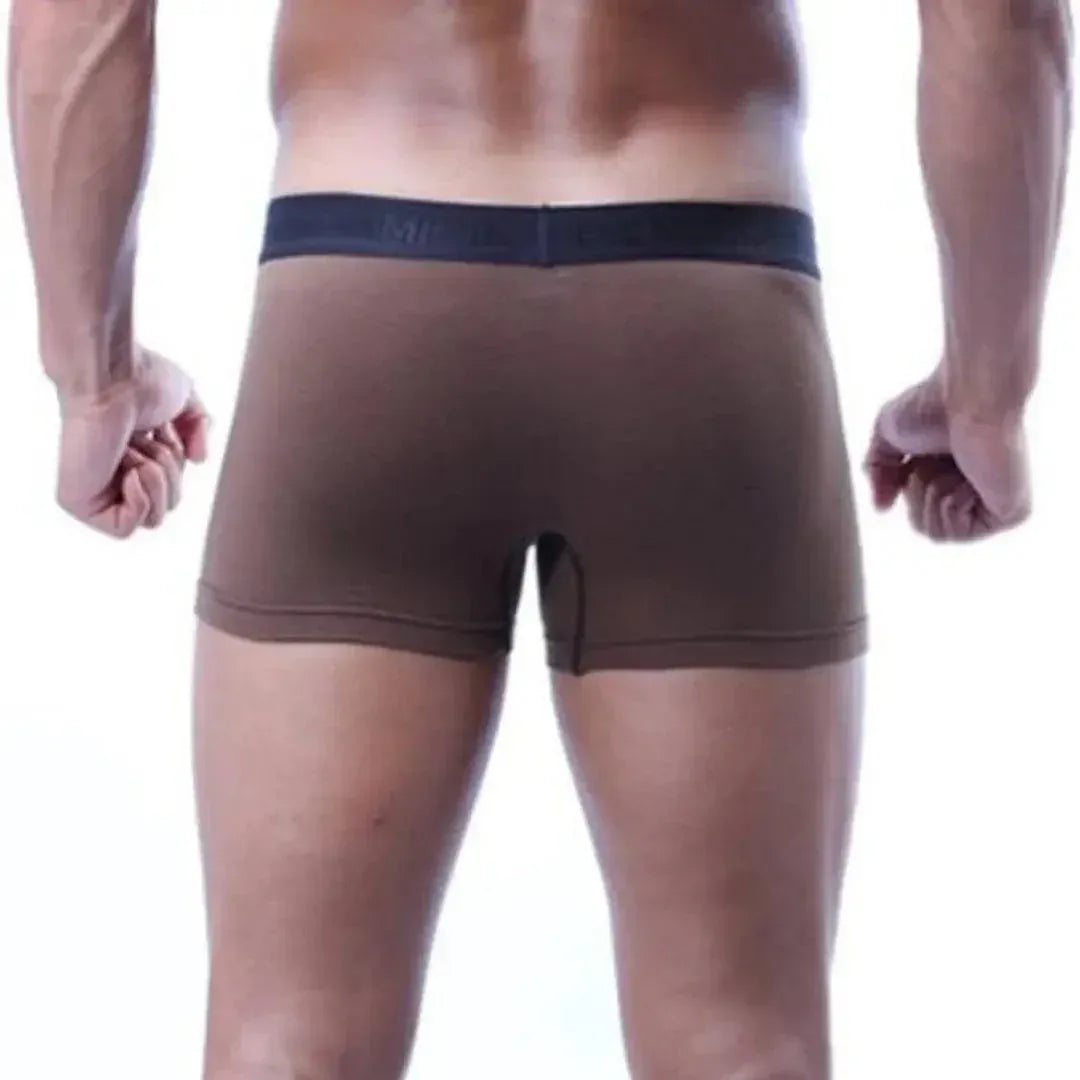 Dominik Dominik Men's V-Shaped Boxer Briefs - Elegant Mid-Waist Underwear