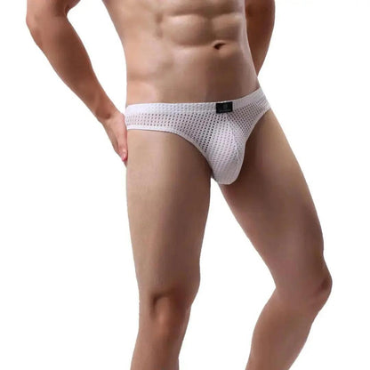 Dynamic Fit Mesh Men's Thong: Sleek, Breathable Comfort Male G-String - His Inwear