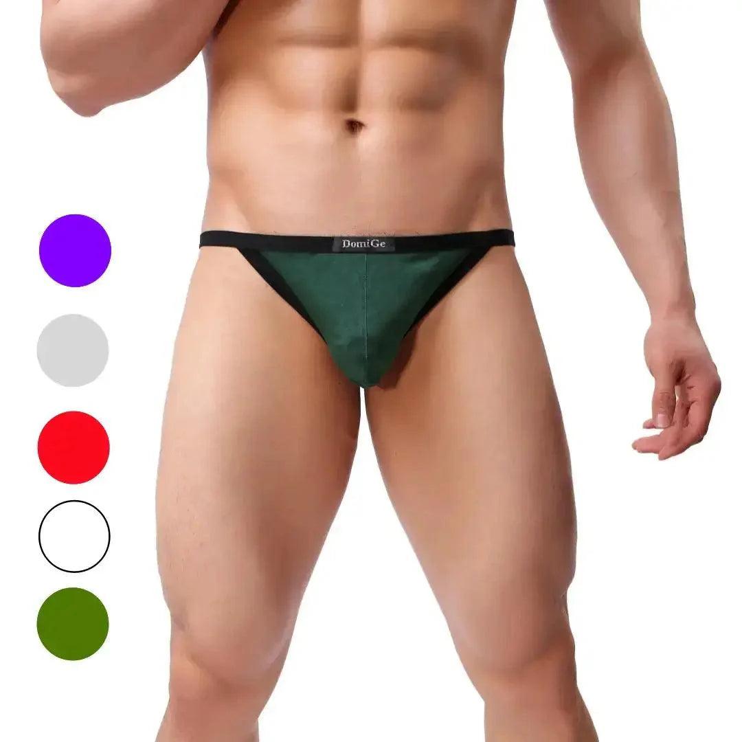 Low-Rise Men's Cotton Thong Male T-Back: Ultimate Comfort & Durability T-Back for Man - His Inwear