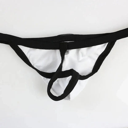 Low-Rise Men's Cotton Thong Male T-Back: Ultimate Comfort & Durability T-Back for Man - His Inwear