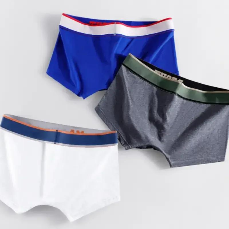 MAREOUT MAREOUT 100% Cotton Boxer Shorts Eco-Friendly Undies for Men