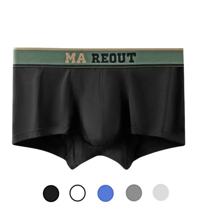 MAREOUT MAREOUT 100% Cotton Boxer Shorts Eco-Friendly Undies for Men