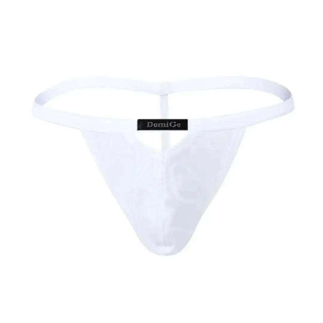 Men's Bamboo Fiber Thong with V-Cut Design T-Back - His Inwear