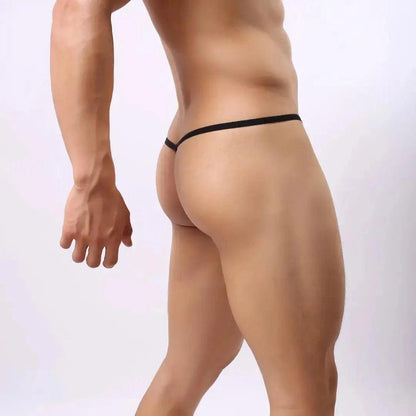 Men's Classic T-Back Thong - Soft Modal Fabric Stretch and Moisture-Wicking Male Underwear - His Inwear