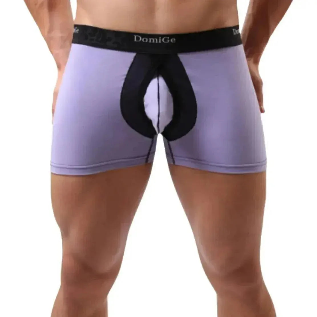 DomiGe Men's Cock Socks | Extra Room Pouch Boxer Briefs | Cotton Stretch Underwear
