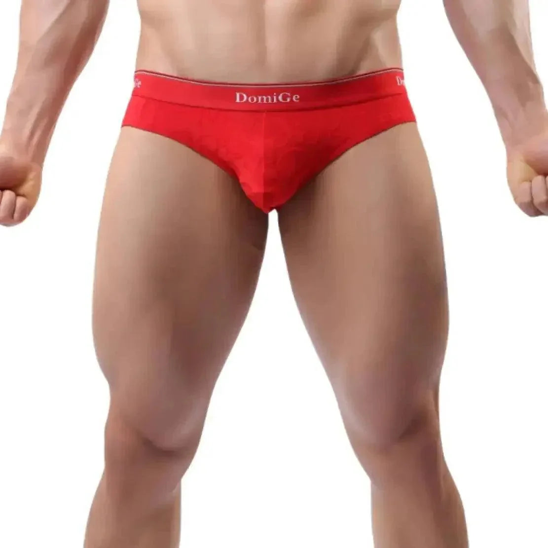 DomiGe Men's Bamboo Fiber Briefs Foral Letter Print Pouch Undies for Men - Undies for Men