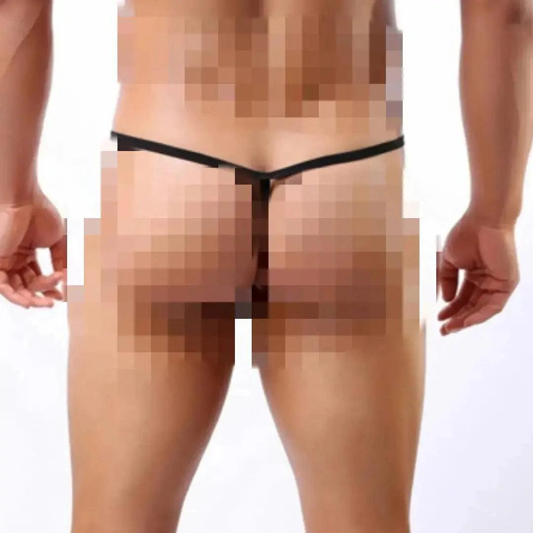 Men's Modal Thong: Sleek Design with Comfort Pouch and Skybridge Feature Male T-Back - His Inwear