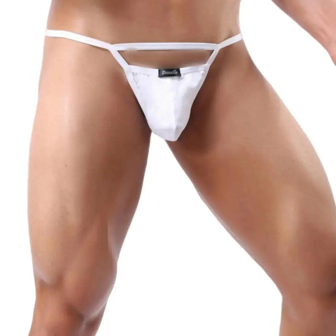 Men's Modal Thong: Sleek Design with Comfort Pouch and Skybridge Feature Male T-Back - His Inwear