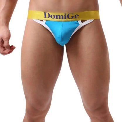 Men's Modish T-Back Thong with Logo Waistband and Bold Cut-Outs T-Back for Man - His Inwear