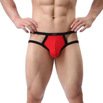 Men's Nylon-Spandex Underwear Enhanced Design Male Jockstraps - His Inwear