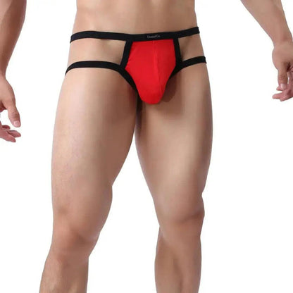 Men's Nylon-Spandex Underwear Enhanced Design Male Jockstraps - His Inwear