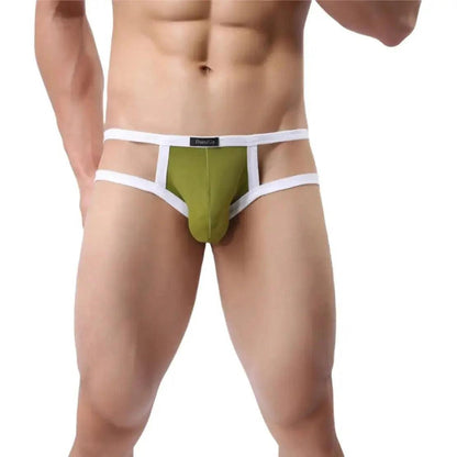 Men's Nylon-Spandex Underwear Enhanced Design Male Jockstraps - His Inwear