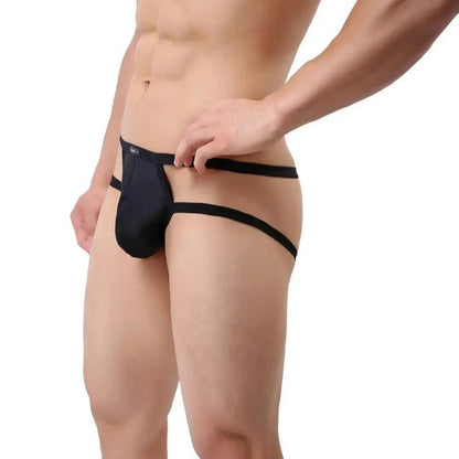 Men's Nylon-Spandex Underwear Enhanced Design Male Jockstraps - His Inwear