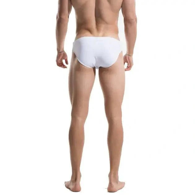 Men's Swim Briefs - Sexy Low Rise Quick Dry Swimwear with Convex Pad - His Inwear