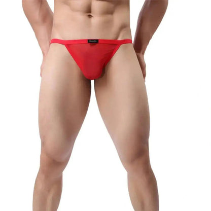 Men's Thong Unique Cutouts Male V-String - His Inwear