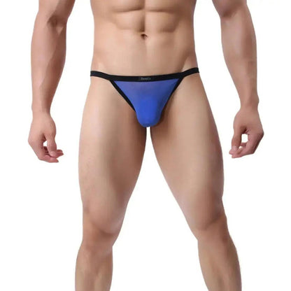 Men's Thong Unique Cutouts Male V-String - His Inwear