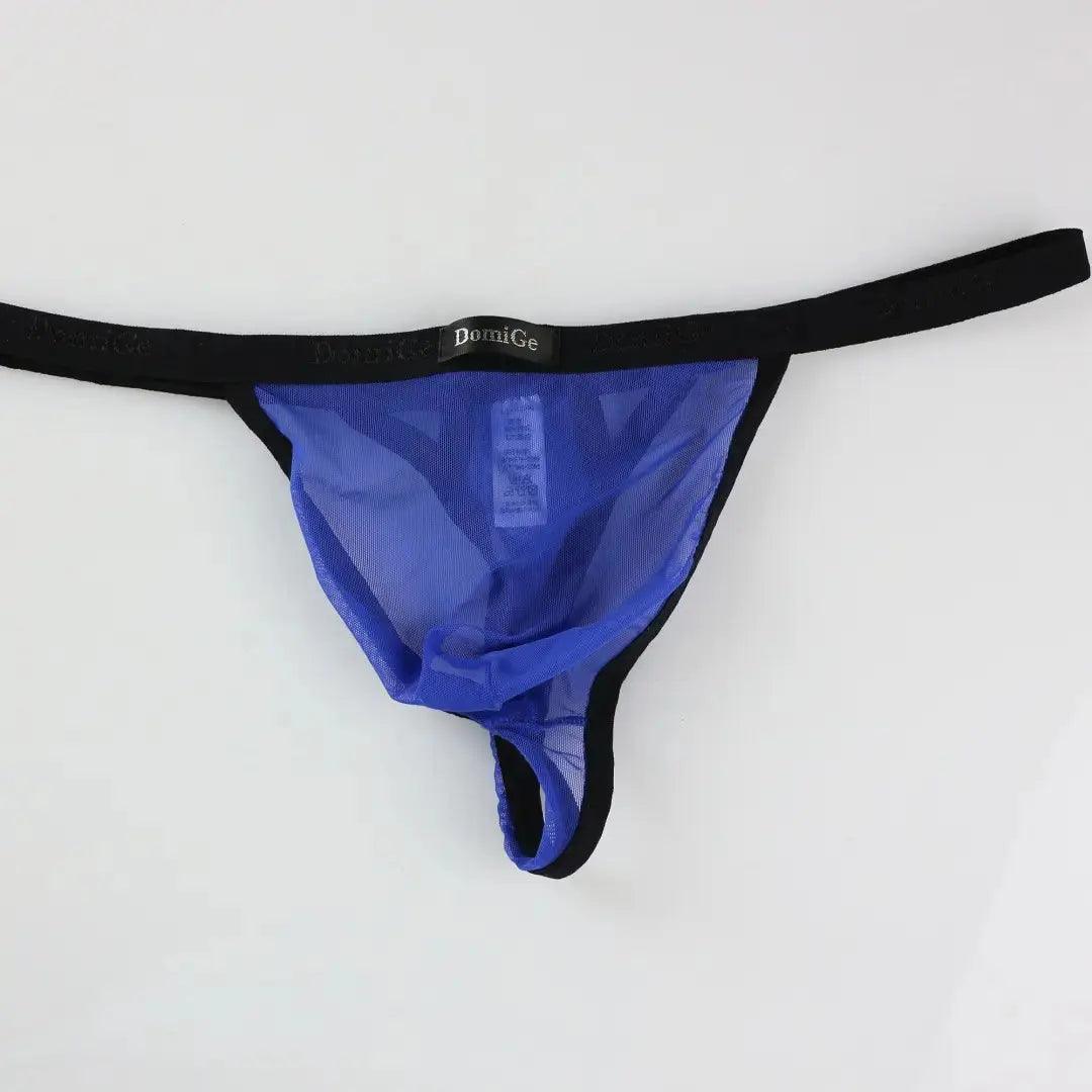 Men's Thong Unique Cutouts Male V-String - His Inwear