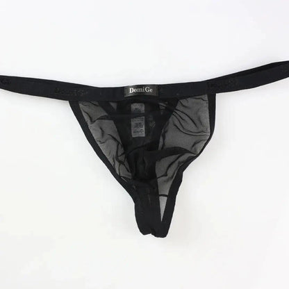 Men's Thong Unique Cutouts Male V-String - His Inwear