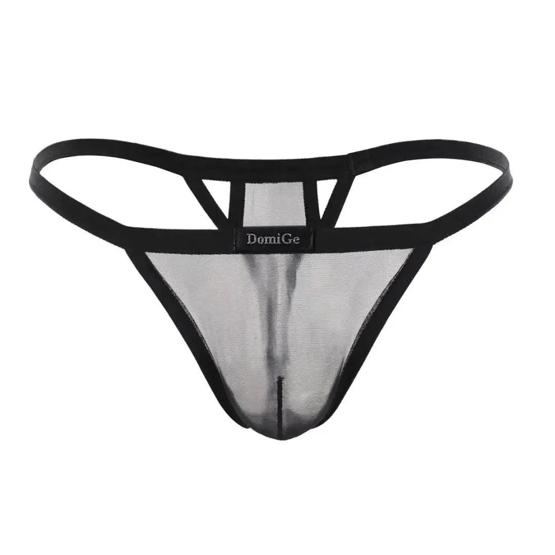 Men's Thong Unique Cutouts Male V-String - His Inwear