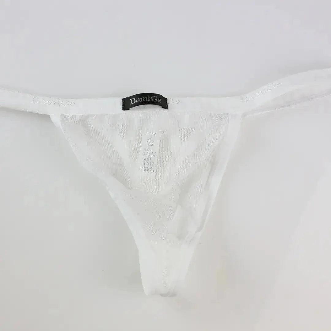 Men's Thong Unique Cutouts Male V-String - His Inwear