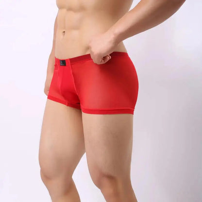 Men's Ultra-Soft Modal Boxer Briefs with Comfort Flex Waistband Male Boxers - His Inwear