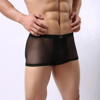 Men's Ultra-Soft Modal Boxer Briefs with Comfort Flex Waistband Male Boxers - His Inwear