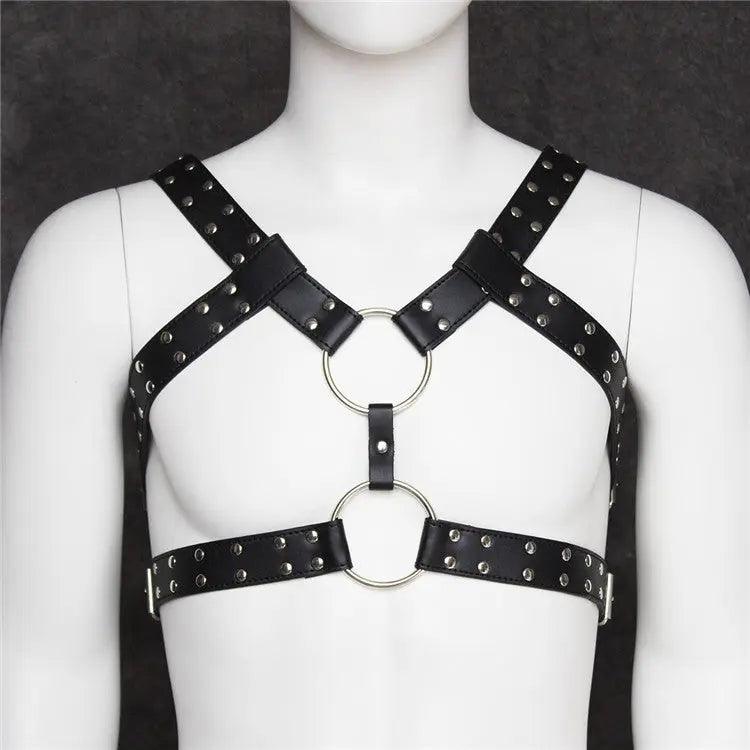 Men's Underwear Sexy Male Black Harness - His Inwear