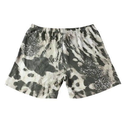Back flat lay of comfortable men's boxer shorts for home wear